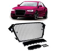 Sportgrill Kühlergrill Wabengitter Per Audi A4 B8 Facelift 13-16 Nero Lucido