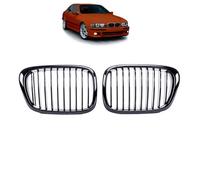 Sportgrill Kühlergrill Wabengitter Single Lucido Nero Per BMW 5er E39 95-03