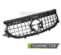 Sportgrill Nero/Cromo Streckgitter Per Mercedes GLA H247 19-23
