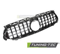 Sportgrill Nero Lucido Streckgitter Per Mercedes W177 22- In Plastica