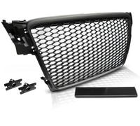 Sportgrill Wabengitter Kühlergrill per Audi A4 B8 (8K) 08-11 Opaco Schwarz