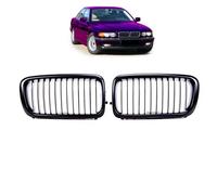 Sportgrill Wabengitter Nero Lucido Single Per BMW 7er E38 94-01