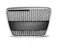 Sportgrill Wabengitter Per Audi A6 C6 4F 04-08 Tuning Tec Matt Silber In Wabe