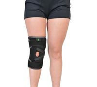 Sportherapy Ginocchiera Ortopedica Universale con Supporti Flessibili e Stabilizzatore Rotuleo | Tutore Ginocchio in Neoprene Microforato Traspirante | Ginocchiera Sportiva Palestra