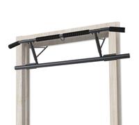 SPORTINATOR® Barra per trazioni premium per ogni telaio della porta standard, dimensioni 100 x 27 x 34 cm, con manici imbottiti e occhiello per sacco da boxe, design pieghevole