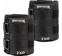 SPORTINATOR Manicotti Pesi Braccia & Gambe 0,5-4 kg Nero Nuovo