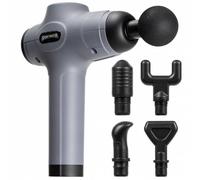 SPORTINATOR "Level Up" Pistola massaggio compresi accessori grigio gris Taglia:taglia unica
