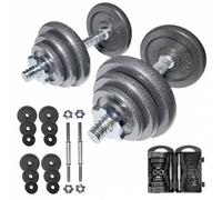 SPORTINATOR "Machine" manubri Set 20 kg con Valigia nero Taglia:taglia unica