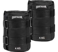 SPORTINATOR Manicotti Pesi Braccia & Gambe 0,5-4 kg Nero Nuovo