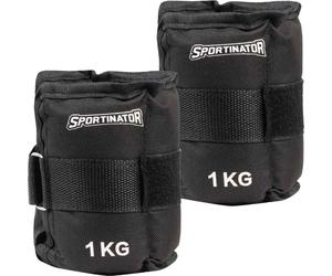 SPORTINATOR Manicotti Pesi Braccia & Gambe 0,5-4 kg Nero Nuovo