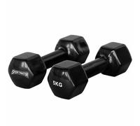SPORTINATOR Manubrio da 5 kg Set da 2 nero Taglia: 2 x 5 kg