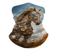 Sportiva Bandana, Ghetta A Horse in The Field Lavabile Sciarpa al Collo per Yoga Adulto Estivo