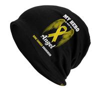 Sportivo Beanie Berretti My Hero Is Now My Angel Bone Cancer Awareness Bici Cappello Multifunzione Slouch Beanie Hat per Chemio, attività All'Aperto, Arrampicata
