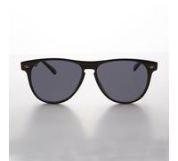 Sportivo Nero Corno Cerchio Racer Classico Vintage Sole Grigio Lenti - Elvin