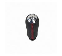 Sportivo Pomello Leva Cambio Per Clio Mk3/Per Megane Mk2/Per Scenic Mk2 | Plastica ABS/Pelle PU,Nero/Rosso,Superficie Antiscivolo,Controllo Migliorato,Guida Più Sicura