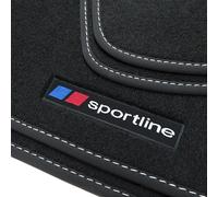 Sportline Tappetini Adatto A per BMW 1er E81 E88 3-Türer Hatchback 2007-2014