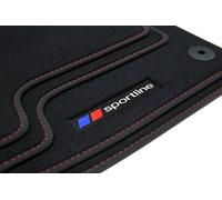 Sportline Tappetini Adatto A per BMW 1er E87 5-Türer Hatchback Anno Fab.
