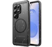 SPORTLINK Custodia Magnetica per Samsung Galaxy S26 Ultra, Compatibile con MagSafe, Impermeabile IP68, Antiurto Militare, 360° Schermo e Fotocamera Integrati, Antipolvere, Guscio con Laccetto - Nero