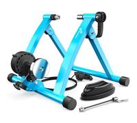 Sportneer Allenatore a rulli magnetico per bicicletta da 26 - 28" e 700 C, a sgancio rapido, con 6 livelli di resistenza per interni ed esterni, con riduzione del rumore