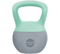 SPORTNOW 6kg Kettlebell con impugnatura antiscivolo, Grigio e Verde