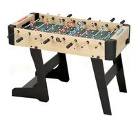 SPORTNOW Calcio Balilla Pieghevole con Impugnature Antiscivolo Verde e Legno