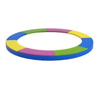 SPORTNOW Copertura Tappeto Elastico Ø366x30 cm Pieghevole Portatile Multicolore