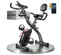 SPORTNOW Cyclette da Casa Magnetica a 8 Livelli Pieghevole con Display LCD Nero