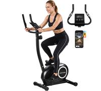 SPORTNOW Cyclette da Casa Magnetica con Bluetooth e Display LCD Nero