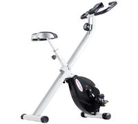 SPORTNOW Cyclette Magnetica a 8 Livelli Pieghevole con Display Grigio e Nero