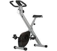 SPORTNOW Cyclette Magnetica a 8 Livelli Pieghevole con Display Grigio e Nero