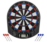 SPORTNOW Freccette Bersaglio Elettronico, 18 Giochi, 159 Varianti, 6 Freccette