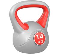 SPORTNOW Kettlebell 4/6/8/10/12/14/16 kg in PU con Base Piatta e Impugnatura