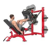 SPORTNOW Macchina Leg Press con Blocco per Piedi, Macchina Leg Extension Squat con Angolo Regolabile, Portadischi, Ruote, Carico 455 kg, Struttura Acciaio, per Allenamento Gambe Palestra Domestica
