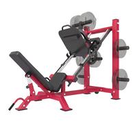 SPORTNOW Macchina Leg Press Regolabile per Squat e Gambe, 455kg, Nero