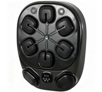 SPORTNOW Music Boxing Machine con 9 Modalità, Luci LED e Bluetooth, Nero