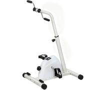 SPORTNOW Pedaliera per Riabilitazione Altezza e Resistenza Regolabili Bianco