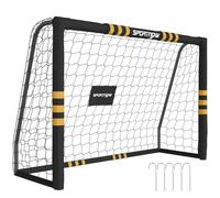 SPORTNOW Porta da calcio 6x4ft portatile con picchetti terra