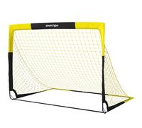 SPORTNOW Porta da Calcio Pop-Up, Portatile e Pieghevole, Giallo