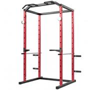 SPORTNOW Power Cage, Rack Regolabile con Capacità di 460KG