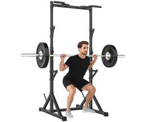 SPORTNOW Power Tower, Rack Palestra, Doppio Supporto Bilanciere