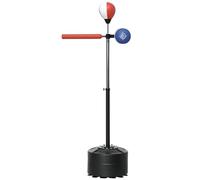 SPORTNOW Punching Ball da Terra per Adulti con Barra Reflex, Speedball