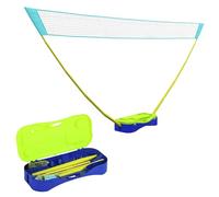 SPORTNOW Rete 2-in-1 badminton/pallavolo 4 m con supporto regolabile