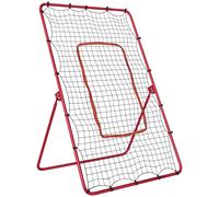 SPORTNOW Rete da Rimbalzo per Baseball, Rebounder Portatile con 4 Angolazioni Regolabili per Calcio, Baseball, Softball e Lacrosse, Per Lanci, Passaggi e Allenamento di Presa