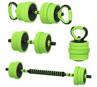 SPORTNOW Set Pesi da Palestra 4 in 1 40kg per Kettlebell Manubri e Bilancieri