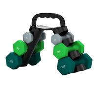 SPORTNOW Set di 6 Manubri con Rack di Supporto