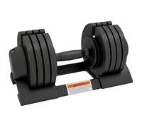 SPORTNOW Set Pesi Palestra 7/13/18/24 kg con Base di Stoccaggio, Nero