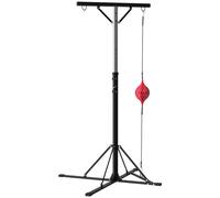 SPORTNOW Staffa per Sacco Boxe ad Altezza Regolabile con 6 Barre in Acciaio Nero