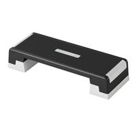 SPORTNOW Stepper Fitness Regolabile su 3 Livelli, Altezza 15/20/25 cm, Step Fitness per Allenamento in Casa Palestra, per Uomo e Donna, Capacità 250 kg, Nero