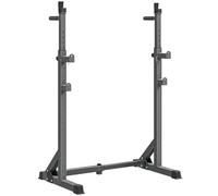 SPORTNOW Supporto per Bilanciere Rack Bilanciere 60-87x65x121-158cm Nero