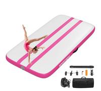 SPORTNOW Tappetino Gonfiabile per Ginnastica 2.05m con Pompa Elettrica